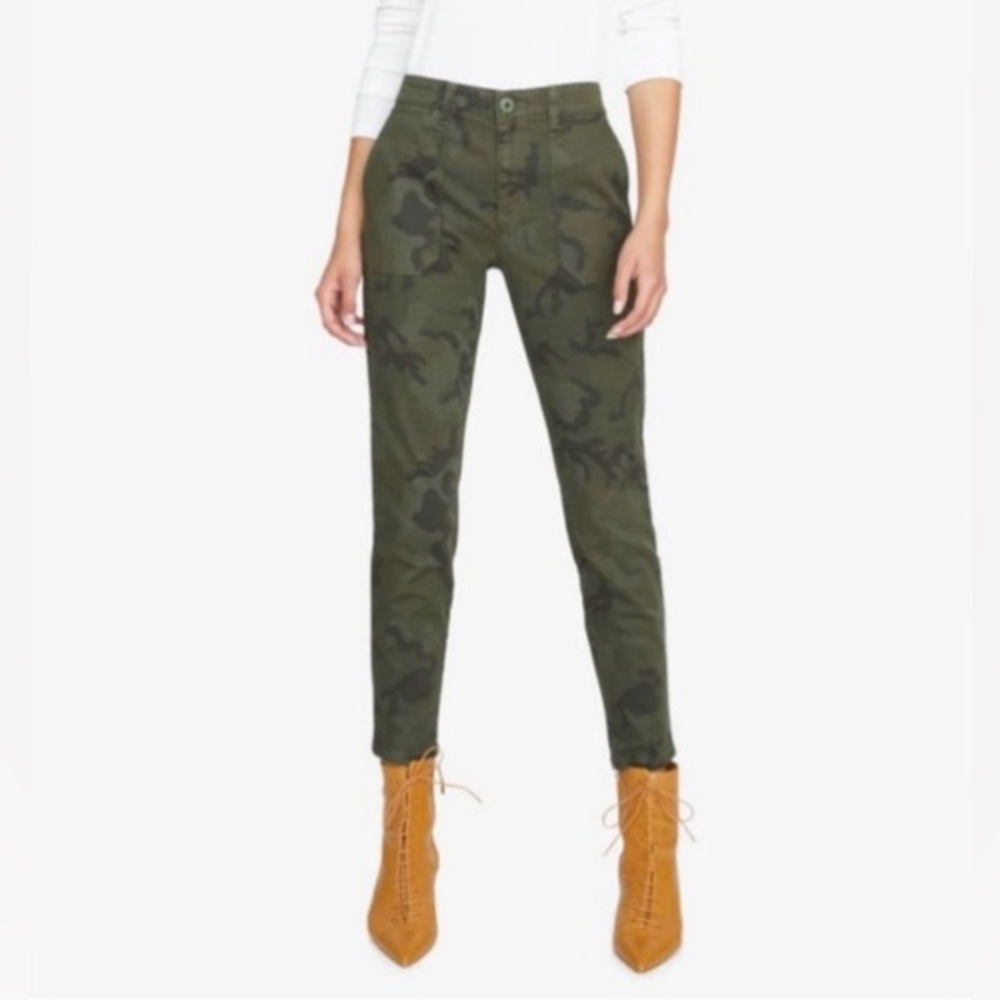 Sanctuary Standard Surplus Women’s Ankle Camo Pants Green Size 25